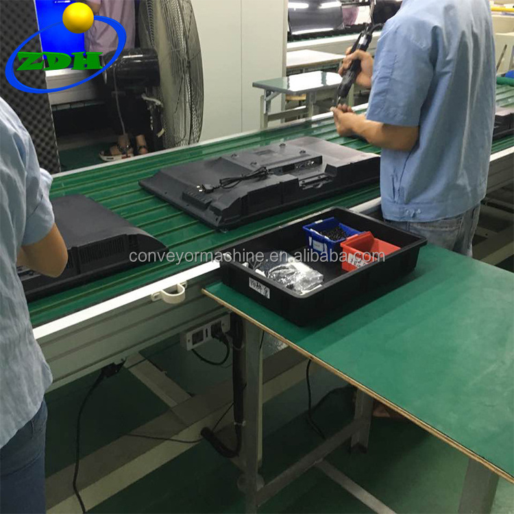 Hongdali Supply Assembly Line LED TV Making Machine with Belt Conveyor