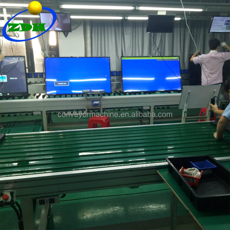 Hongdali Supply Assembly Line LED TV Making Machine with Belt Conveyor