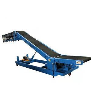 Industrial Inclined Belt Loading and Unloading Belt Conveyor For Truck Ladder Transfer Conveyor