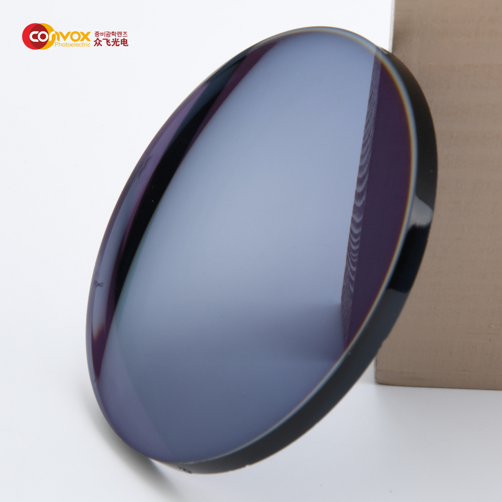 Wholesale SHMC 1.67 Index Photochromic Glasses Optical Lens Photo Grey Spin Eyewear Lenses