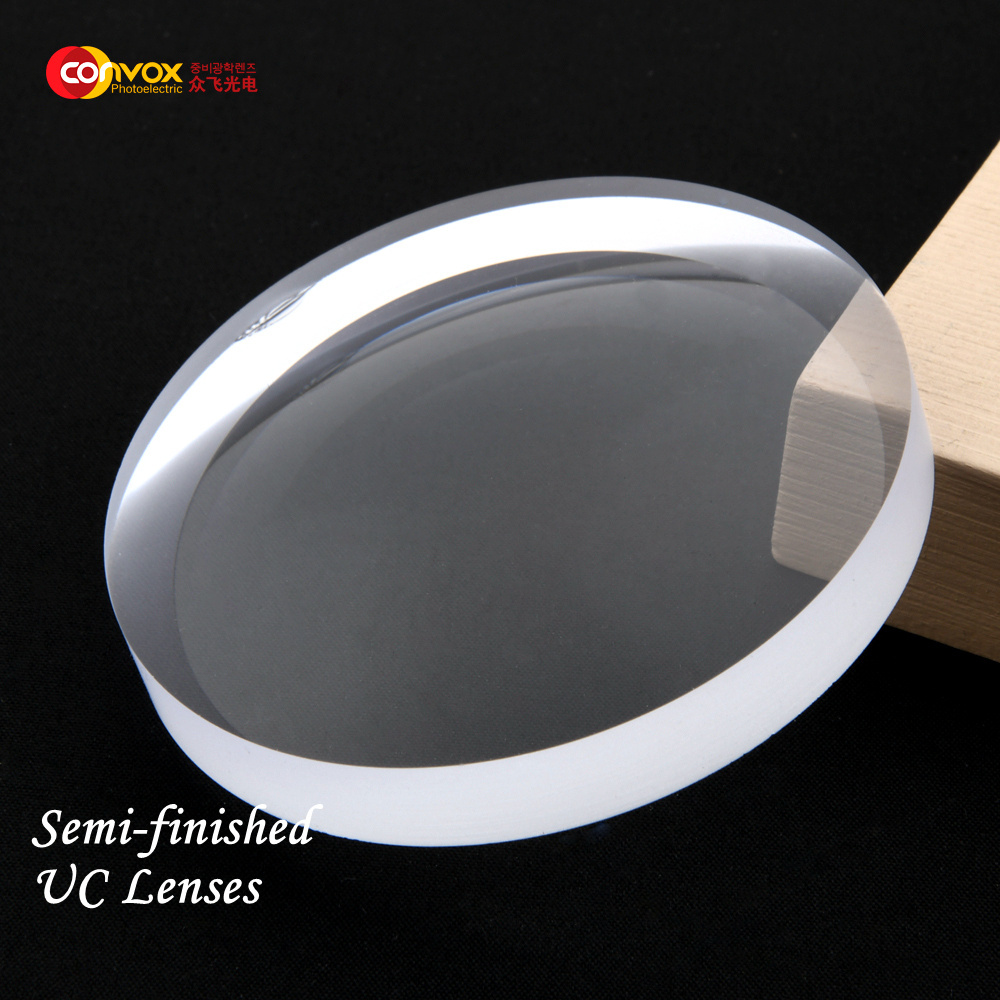 CONVOX Wholesale price CR39 1.49 semi-finished UC/HC/HMC ophthalmic lens optical lenses blanks price