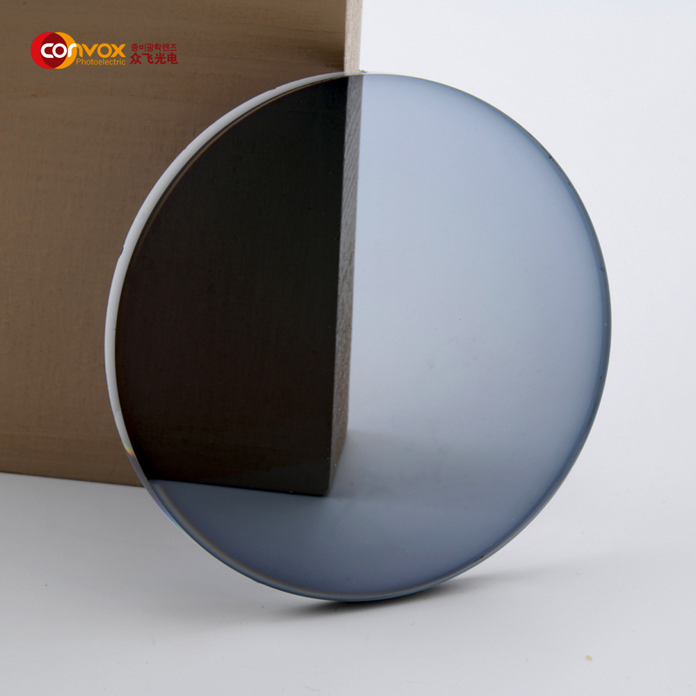 Wholesale SHMC 1.67 Index Photochromic Glasses Optical Lens Photo Grey Spin Eyewear Lenses