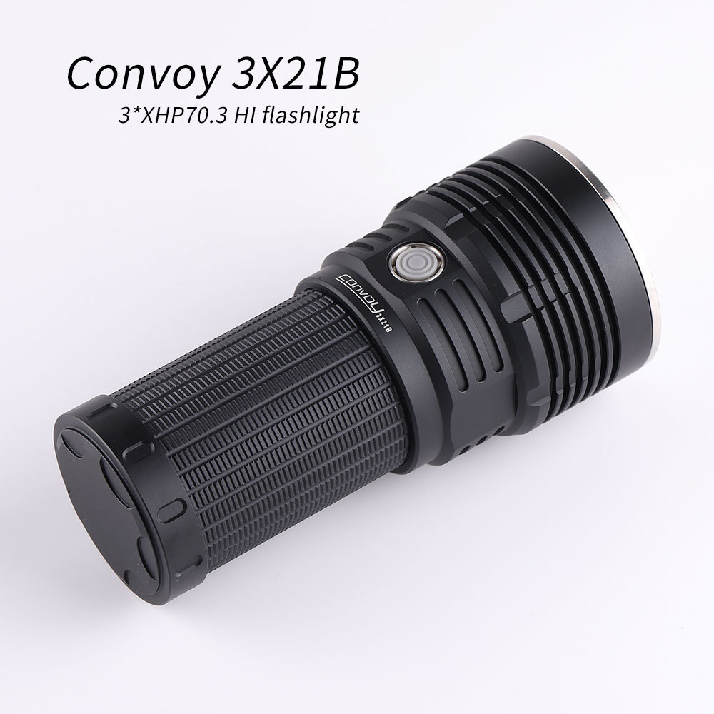 Convoy 3X21B 21700 flashlight XHP70.3 HI long-range floodlight 12000 lumens strong light