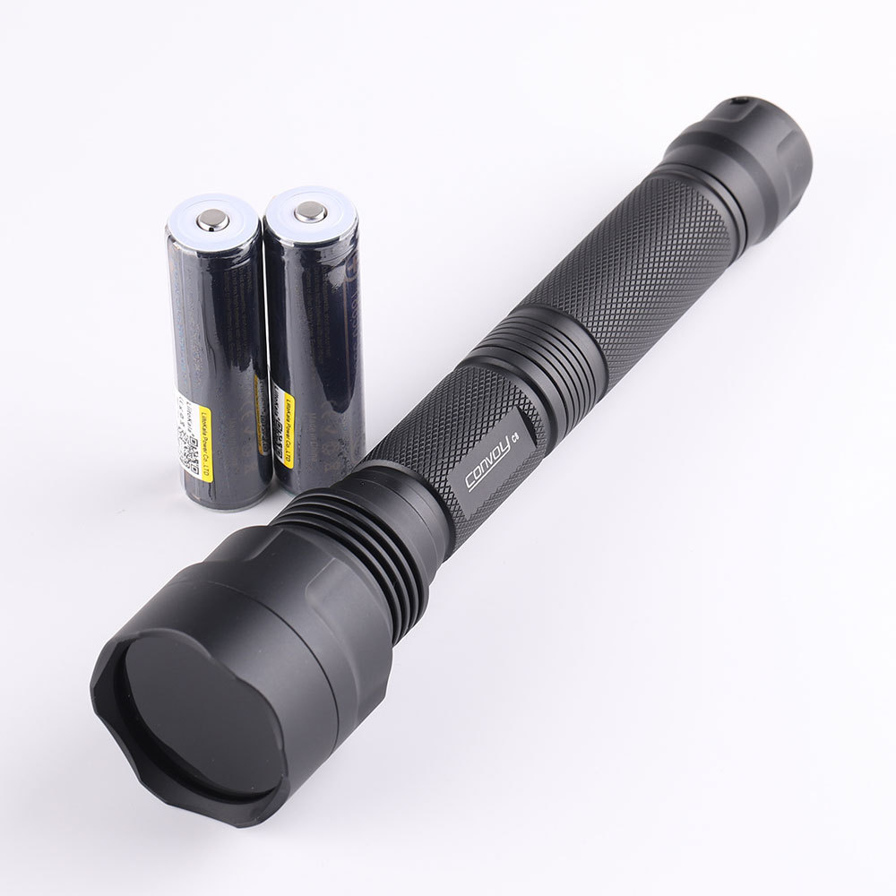 convoy C8 with UV365nm LED ,includes extension tube,UVA 18650 Ultraviolet flashlight,torch,UV UV365,with battery inside