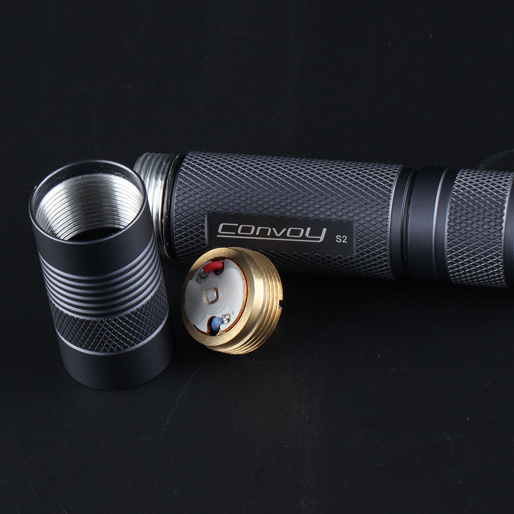 Gray Convoy S2 UV 365nm flashlight ,7135*5 single mode,zwb2 filter installed,UVA 18650 Ultraviolet flashlight,torch