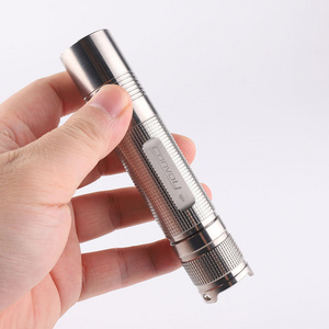 Titanium alloy Convoy S2+ 18650 flashlight 519A SST40 SFT40