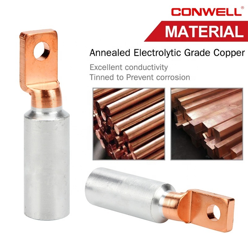 Copper Aluminum Connecting Terminals Bimetallic Cable Lugs