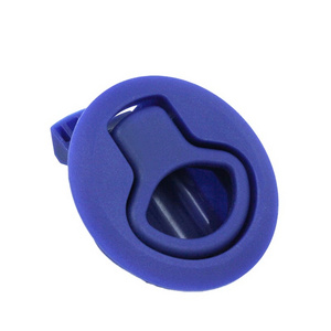 Marine Flat Pull Latch Round Plastic Puller Lock for RV Boat Door Hatch Locker