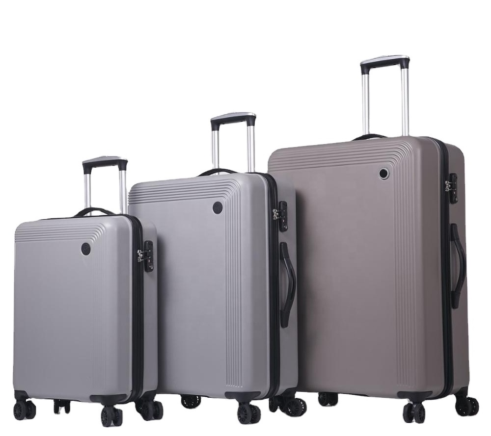 ABS luggage trolley big lots luggage airplane wheel with TSA lock 2018 hot sell high quality luggage 3 pieces/ set CONWOOD