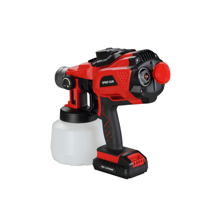 CONXIN CX45 Cordless LED Lights HVLP Power Spray Gun Paint Sprayer