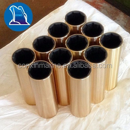 High quality marine cutless bushing water lubricated rubber shaft sleeve type brass bearing