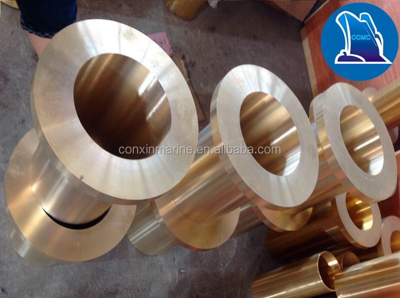 Brass type copper material propeller shaft cutless sleeve marine bearing for boat