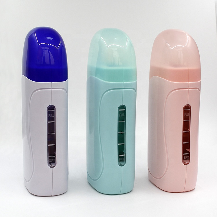 Portable small candle wax melt pot warmer kit roll on body hair removal machine electric cartridge wax heater