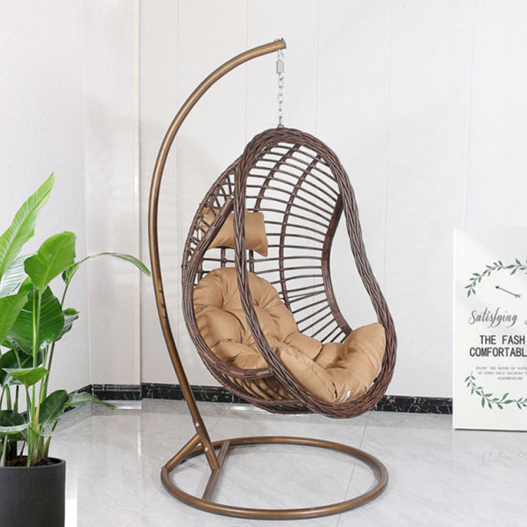 China Patio Swing Chair for Outdoor, Wholesale Patio Garden Outdoor Heavy Leisure Swing Egg Hanging Chair Hammock