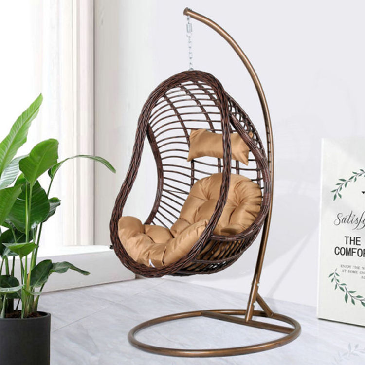 China Patio Swing Chair for Outdoor, Wholesale Patio Garden Outdoor Heavy Leisure Swing Egg Hanging Chair Hammock