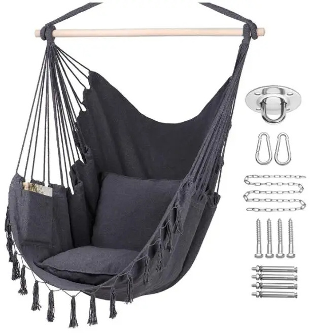 Hammock Swings Outdoor chair Source Manufacturers Hammock Chair Swing with Hanging Hardware Kit