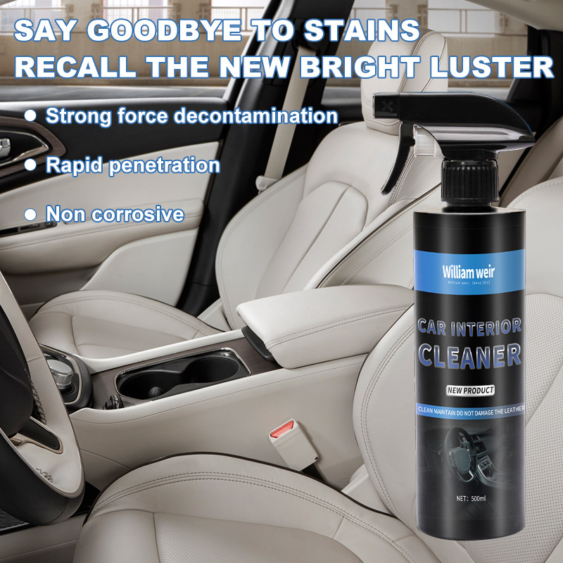 Factory Supply Car Care Quick Spray Car Glass Cleaning Spray Easy Cleaner Automobile Foam Clean Spray