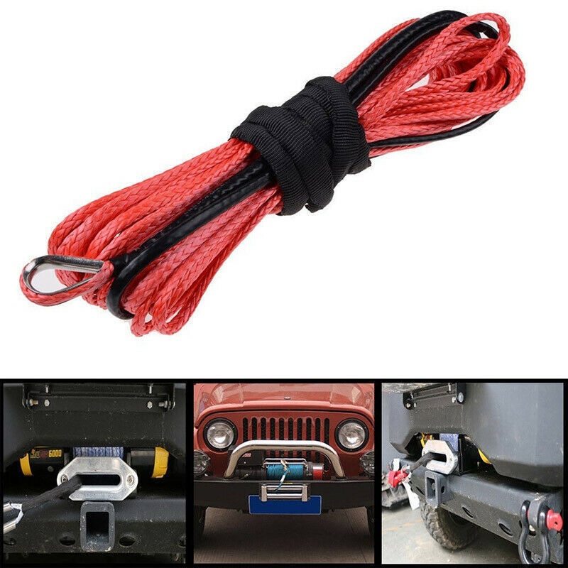 Durable Heavy Duty Truck Car Emergency Tool Tow Rope Kinetic Recovery Towing Strap 7700 lbs for SUV ATV Parts