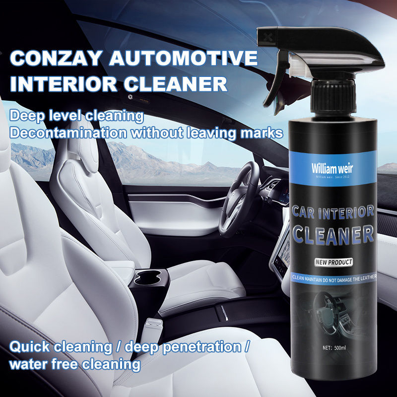 Factory Supply Car Care Quick Spray Car Glass Cleaning Spray Easy Cleaner Automobile Foam Clean Spray