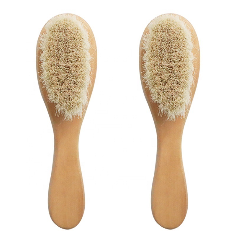 Wooden Baby Hair Brush Set Baby Comb And Brush Set Wooden Baby Brush