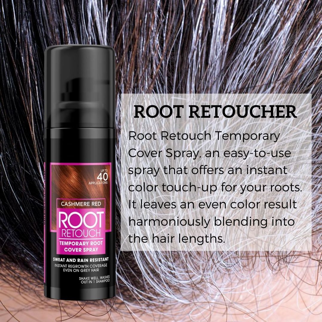 Private Label Custom Hair Root Touch Up Instant Gray Coverage Semi Permanent Root Cover Up Spray