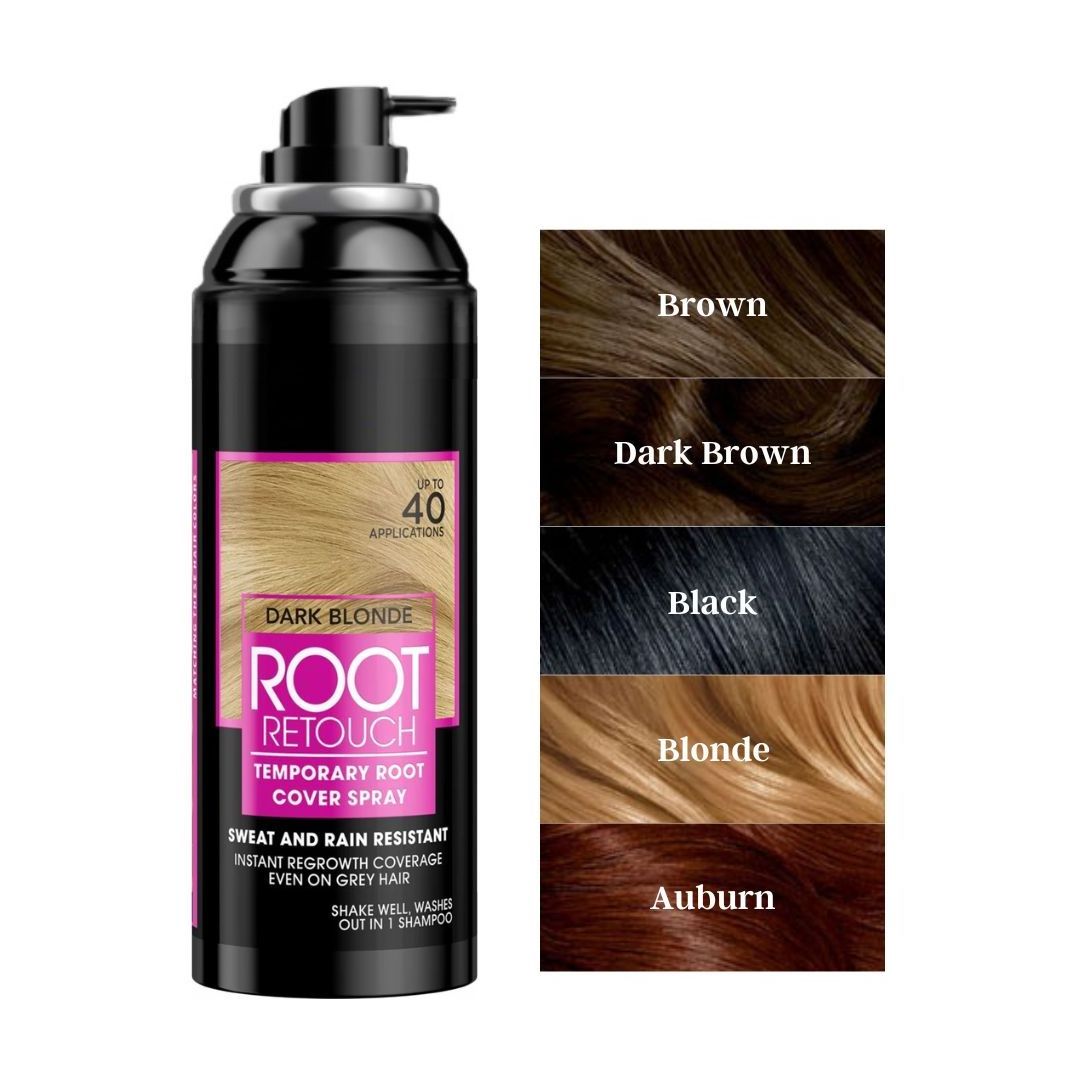 Factory Wholesale High Quality Temporary Hair Coloring Spray Magic Root Cover Up Gray Concealer Spray