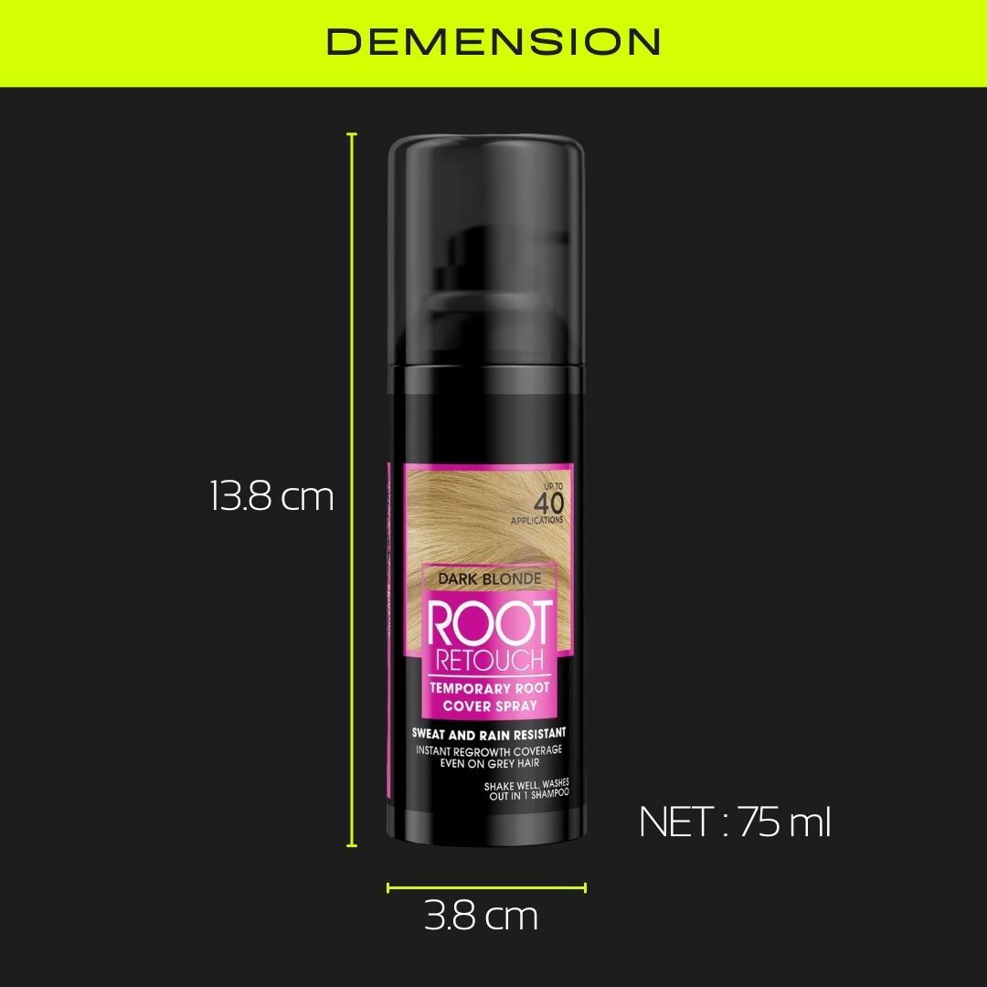 Factory Wholesale High Quality Temporary Hair Coloring Spray Magic Root Cover Up Gray Concealer Spray