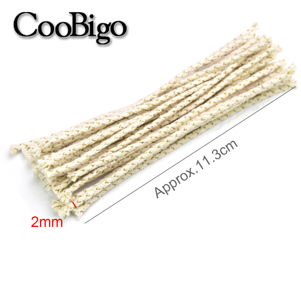 1000pcs Copper Wire Lighter Cotton Core Wick for Zippo Petrol Gas Fuel Gasoline Kerosene Oil Lighters Replacement Accessories