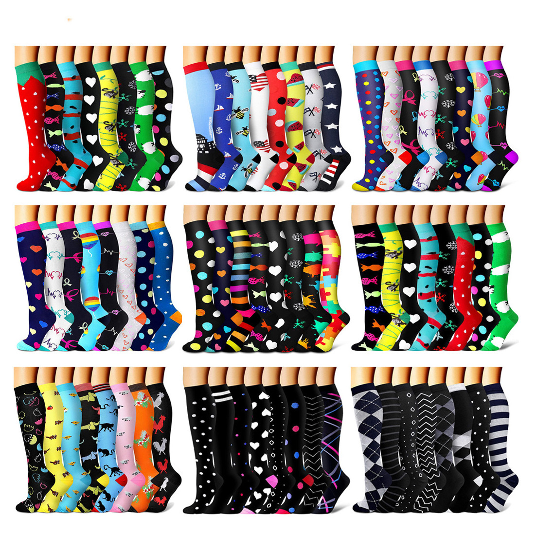 Bulk wholesale kids men cotton branded sports fuzzy novelty designer happy socks wholesale funky colored custom soccer grip sock