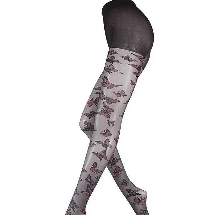 Wholesale Price Butterfly Fashion Matures And Pantyhose Colorful Stockings Women Girls Sexy Jacquard Pantyhose