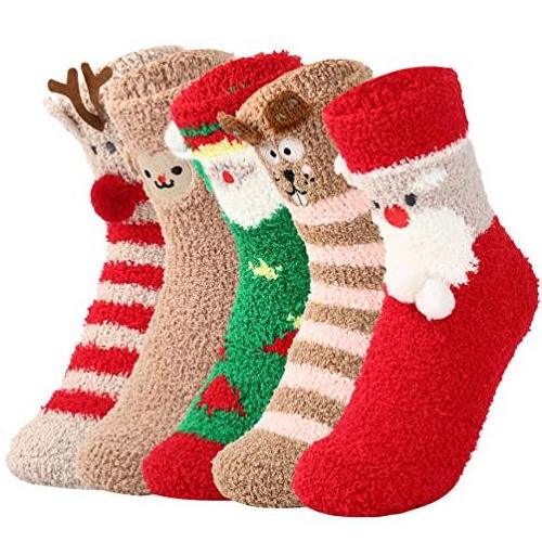 Customized Design Wholesale Christmas Festival Socks Women Ladies Girls Kids Corrugated Paper Gift Box Set Pack Christmas Socks