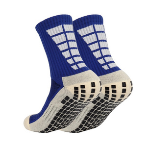 2023 profession cushion anti-slip medias futbol socks compression sports non-slip pink football soccer grip socks for men