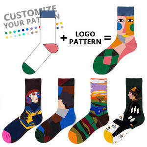 2024 Cartoon Weed Character Designer Sock Funny Patterned For Men Kids Women Wholesale Novelty Custom Animal Custom Happy Socks