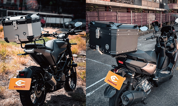 Motorcycle Top Case Luggage Delivery Rear Box Motorbike Accessories Back Storage Scooter Trunk Tail Boxes