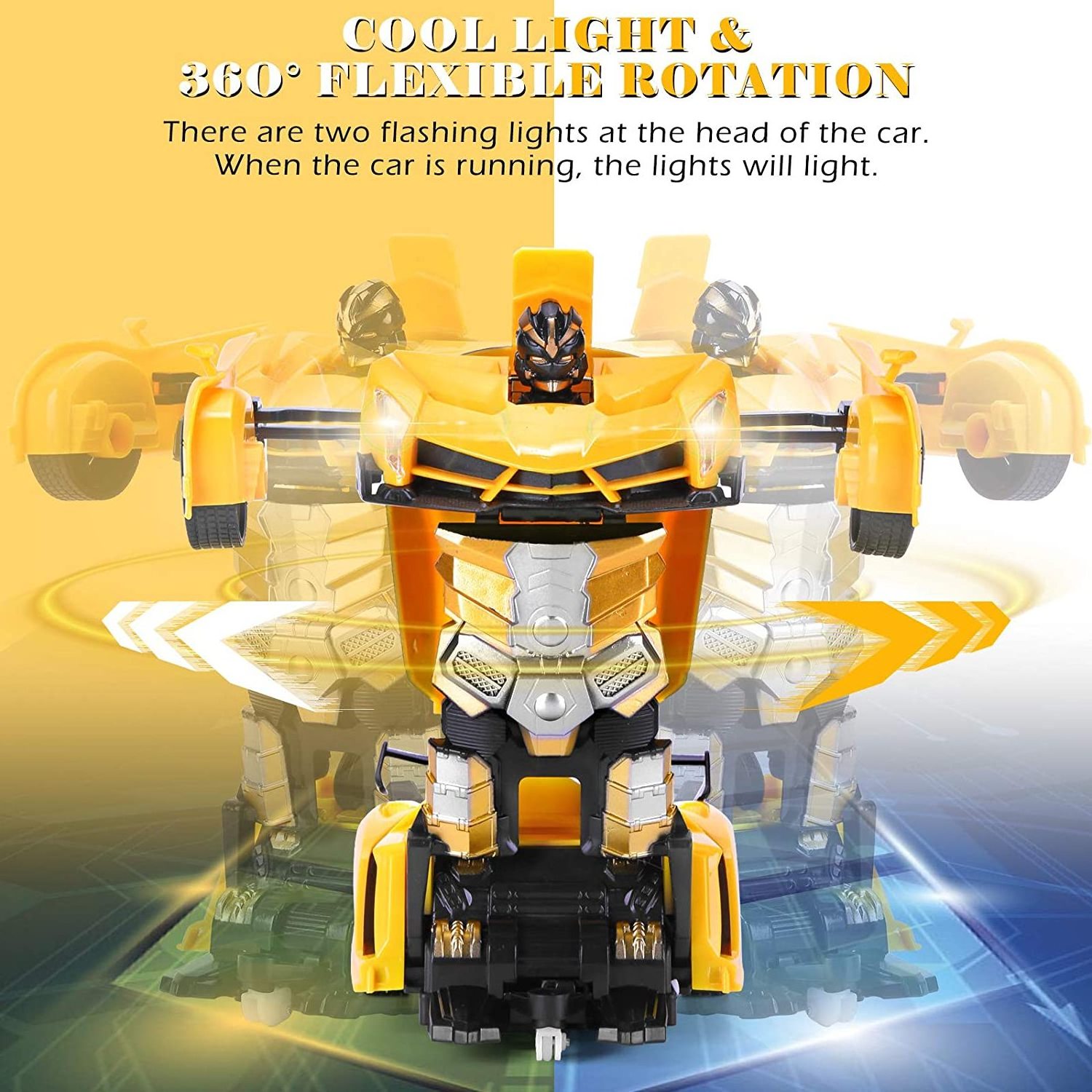 Free Shipping 2022 NEW RC Transformation car Cool Deformation Car 2 in 1 Electric RC Robot Vehicle Model Robots Car