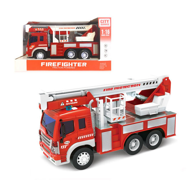 EPT New Arrival 1:16 Light Function Car Remote Control Toy Fire Truck Gifts Trucks Electric Mini Fight Fire Truck Toys For Kids