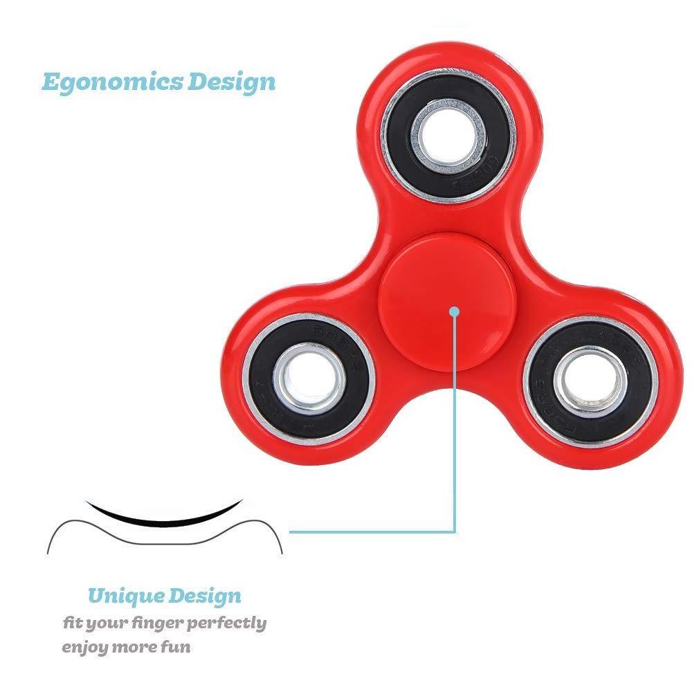 Hot seller 2023 stress relief fidget toy 3 fingers durable stainless steel bearing high speed finger spinner