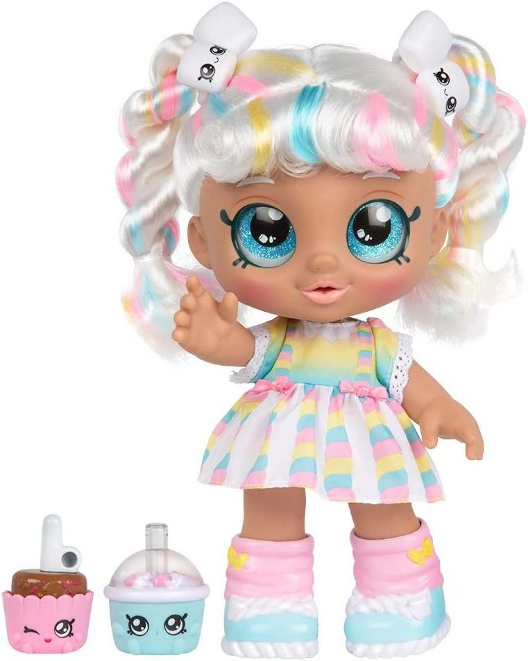 Kindi Kids Snack Pre-School Play Doll Marsha Changeable Clothes and Removable Shoes Fun Imaginative