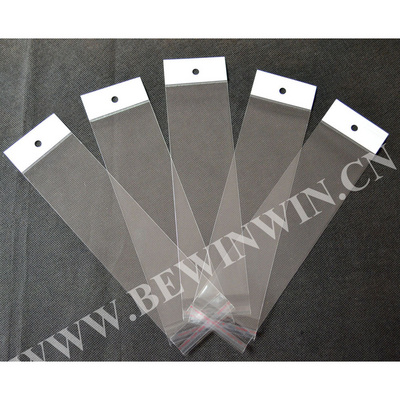 hair extension packaging, packaging bag, clear resealable opp polypropylene bag plastic bag