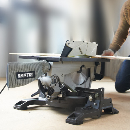 Saktec 4500/min No-load speed Electric compound sliding miter saw