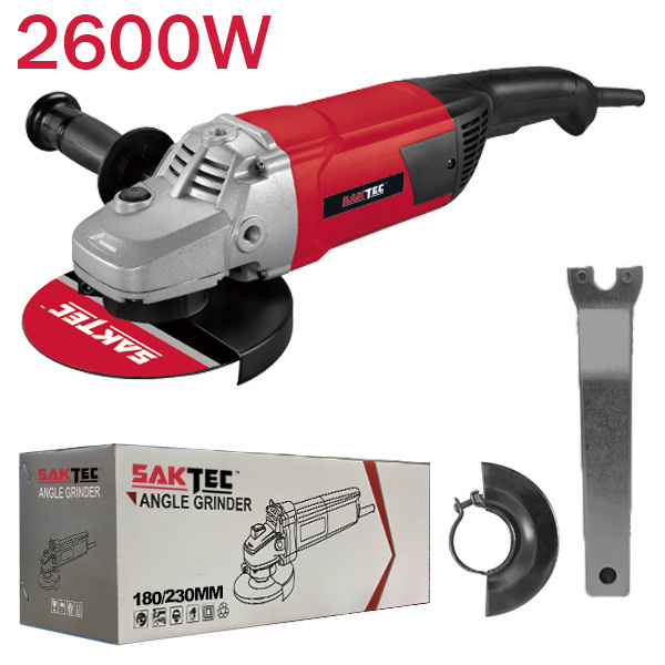 Saktec Factory Directly Sale 220V portable Angle Grinder 115mm 125mm Corded Electric Angle Grinder Machine