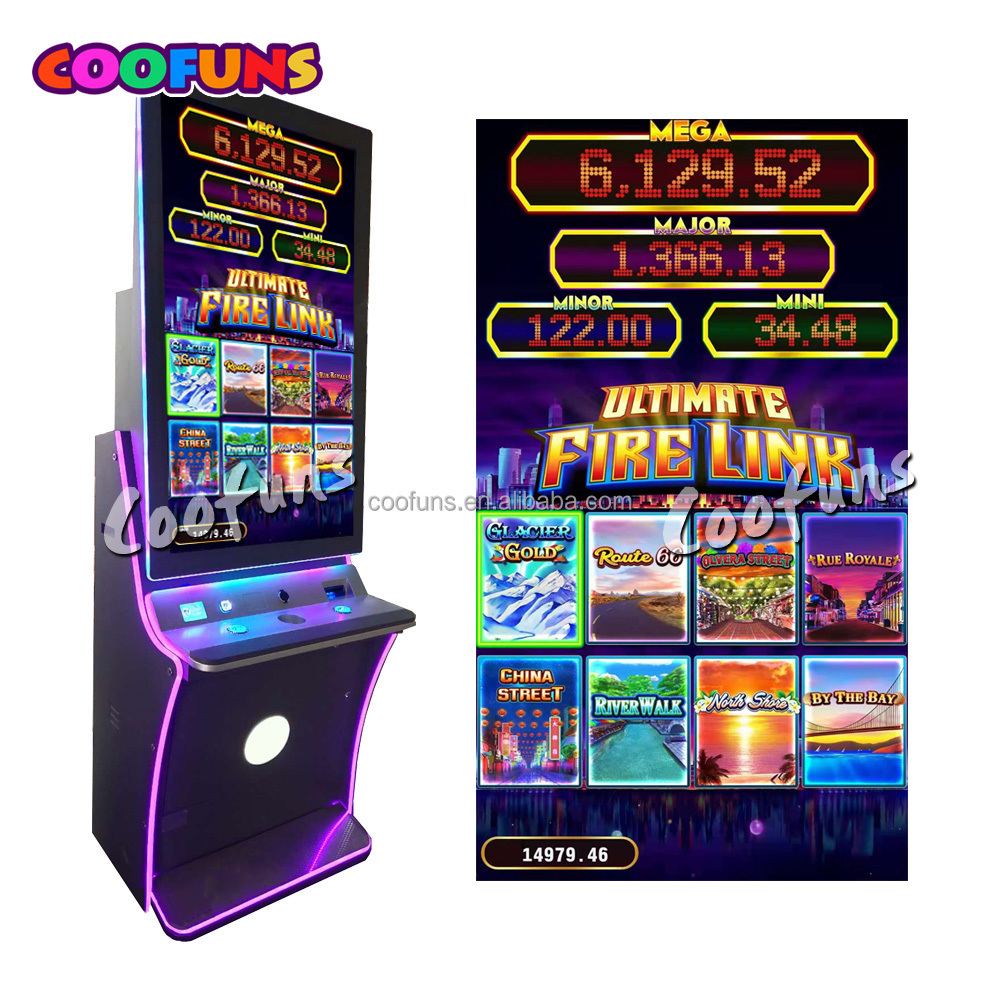 COOFUNS Special Offer Ultimate 8 IN 1 Firelink Multi Vertical Game Board 43'' Gaming Machine for Sale