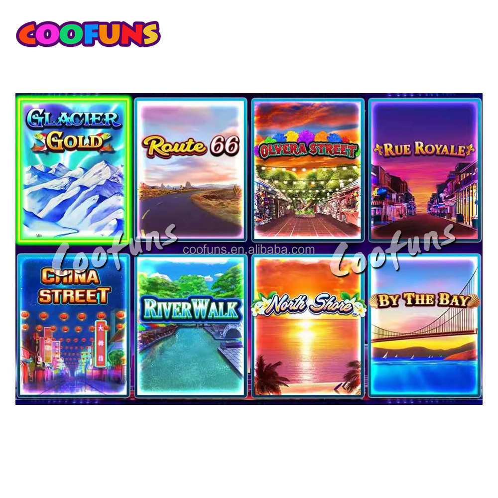 COOFUNS Special Offer Ultimate 8 IN 1 Firelink Multi Vertical Game Board 43'' Gaming Machine for Sale