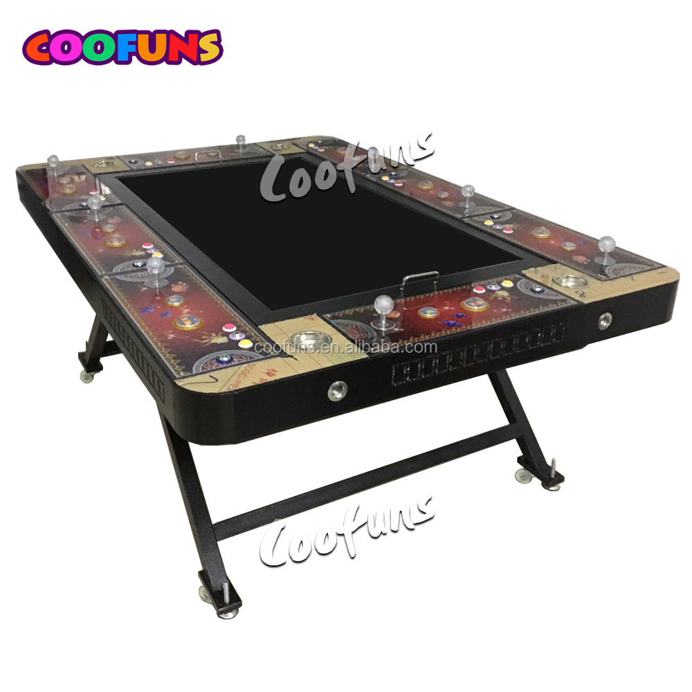 Video Game Machine 10 Player Folding Fishing Cabinet Fish Game Table for Sale