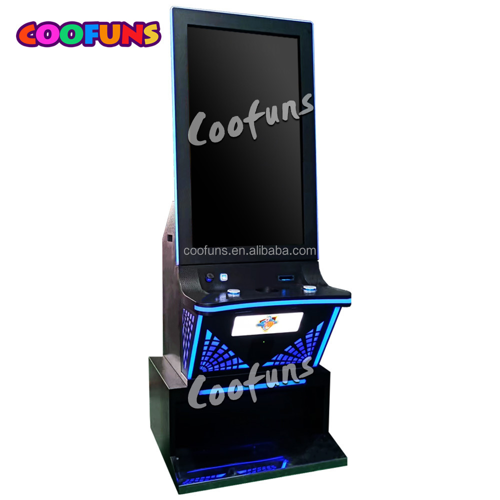 32 inch Game Cabinet Curved / Vertical Touch Monitor Electronic Gaming Equipment Metal Cabinet