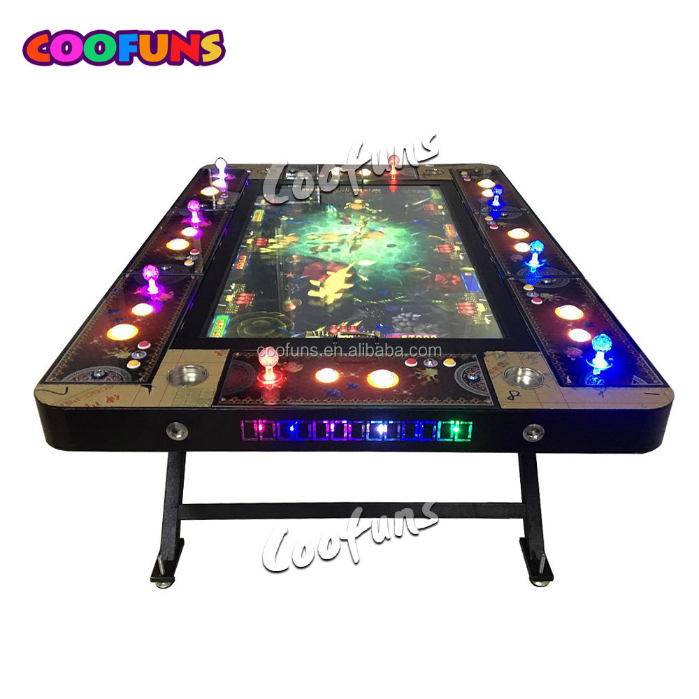 Cheap Price 8/10 Players Folding Fish Table Gaming Video Fishing Game Machine for Sale