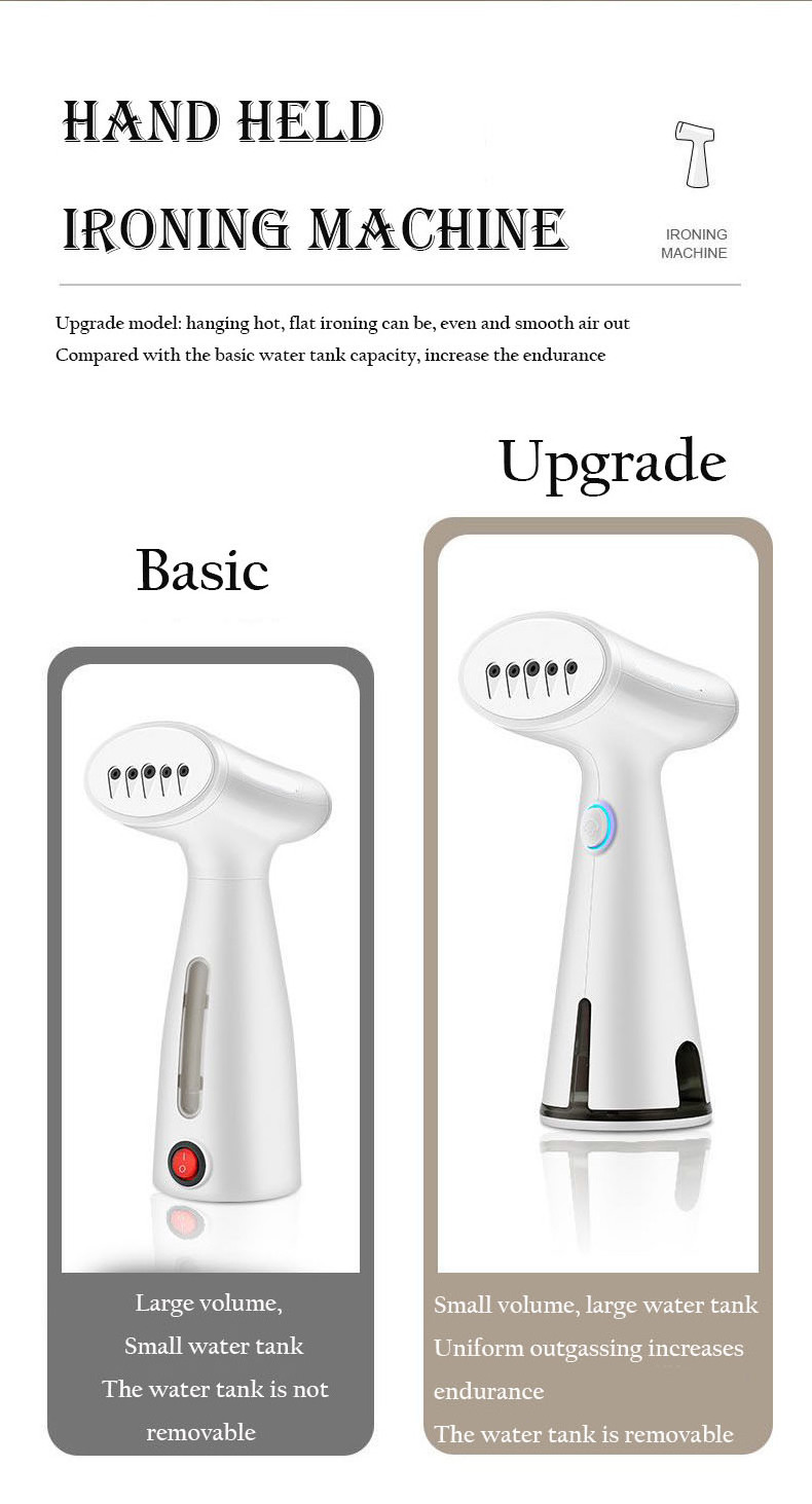 Fashion Design OEM 1000W 150ML Water Tank Electric Portable Garment Steamers Mini Travel Garment Steamer