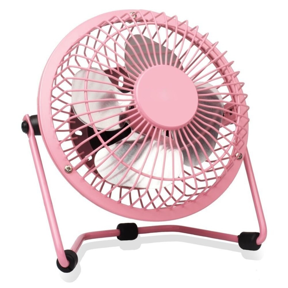 USB Cable High Compatibility Metal Design Mini USB Table Desk Fan