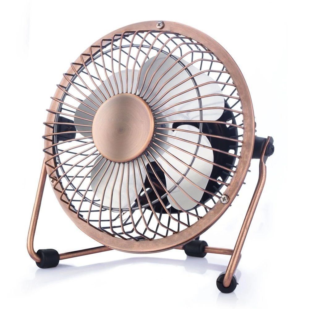 USB Cable High Compatibility Metal Design Mini USB Table Desk Fan