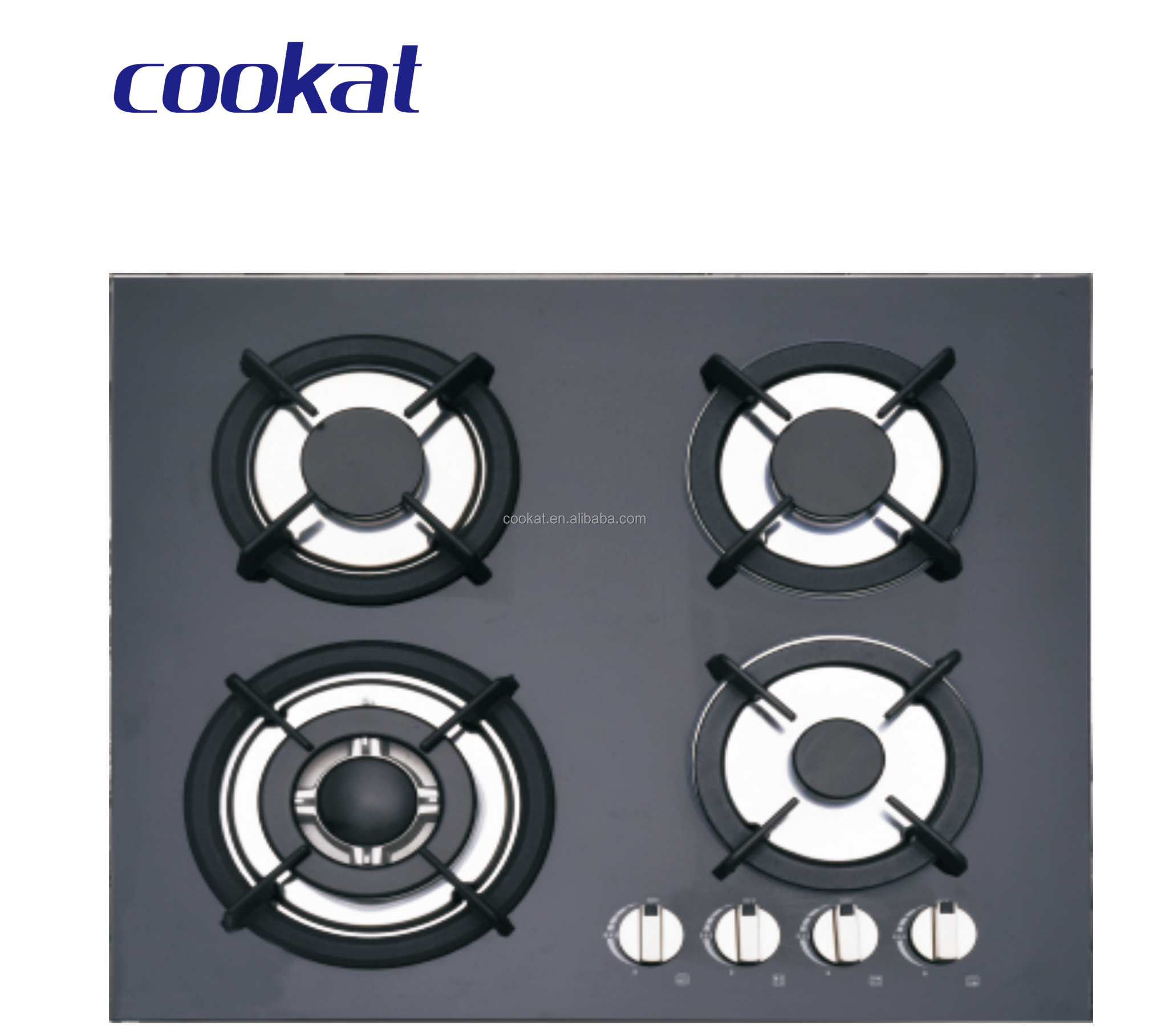 Various Electric Combined Stove 4 Burners Induction Natural Gas Cooker Hob Tempered Glass Built-in Gas Stove Cooktops